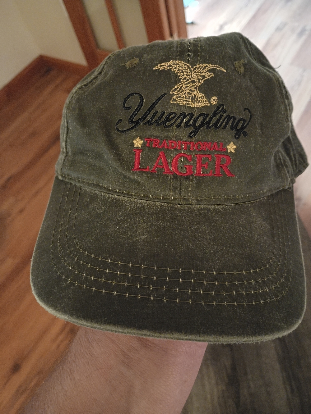 Traditional Lager Olive Green Baseball Cap
